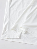 Men's Summer Solid Color Oversized Crew Neck Short Sleeve T-Shirt