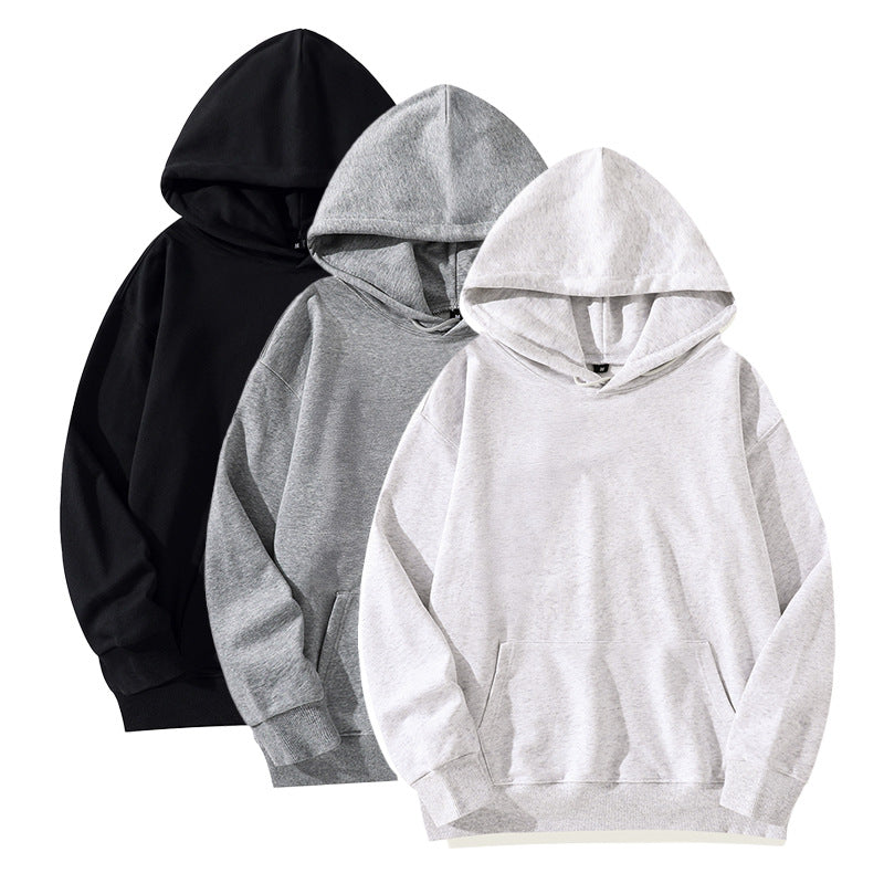 Men's Solid Color Oversized Hoodie
