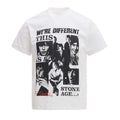 Vintage Rock Style Collage Portrait Graphic Short Sleeve T-Shirt